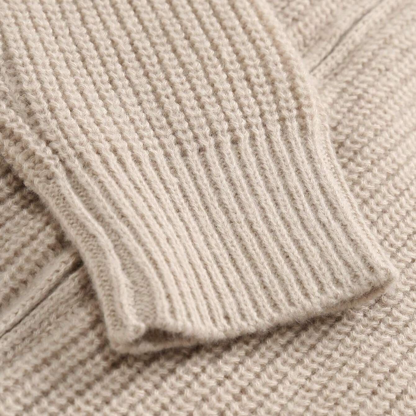 Vilma Stockholm™ | Stickad cardigan med dragkedja
