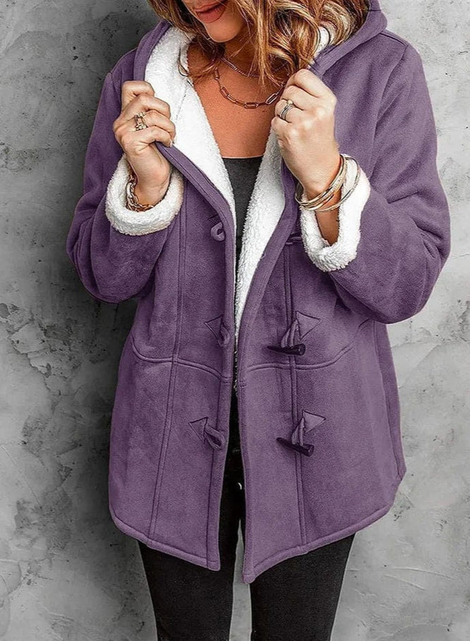 Vilma Stockholm™ | Vadderad Kappjacka med Huva