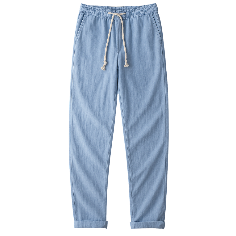 Vilma Stockholm™ | Casual Linne Loungebyxa för Herr