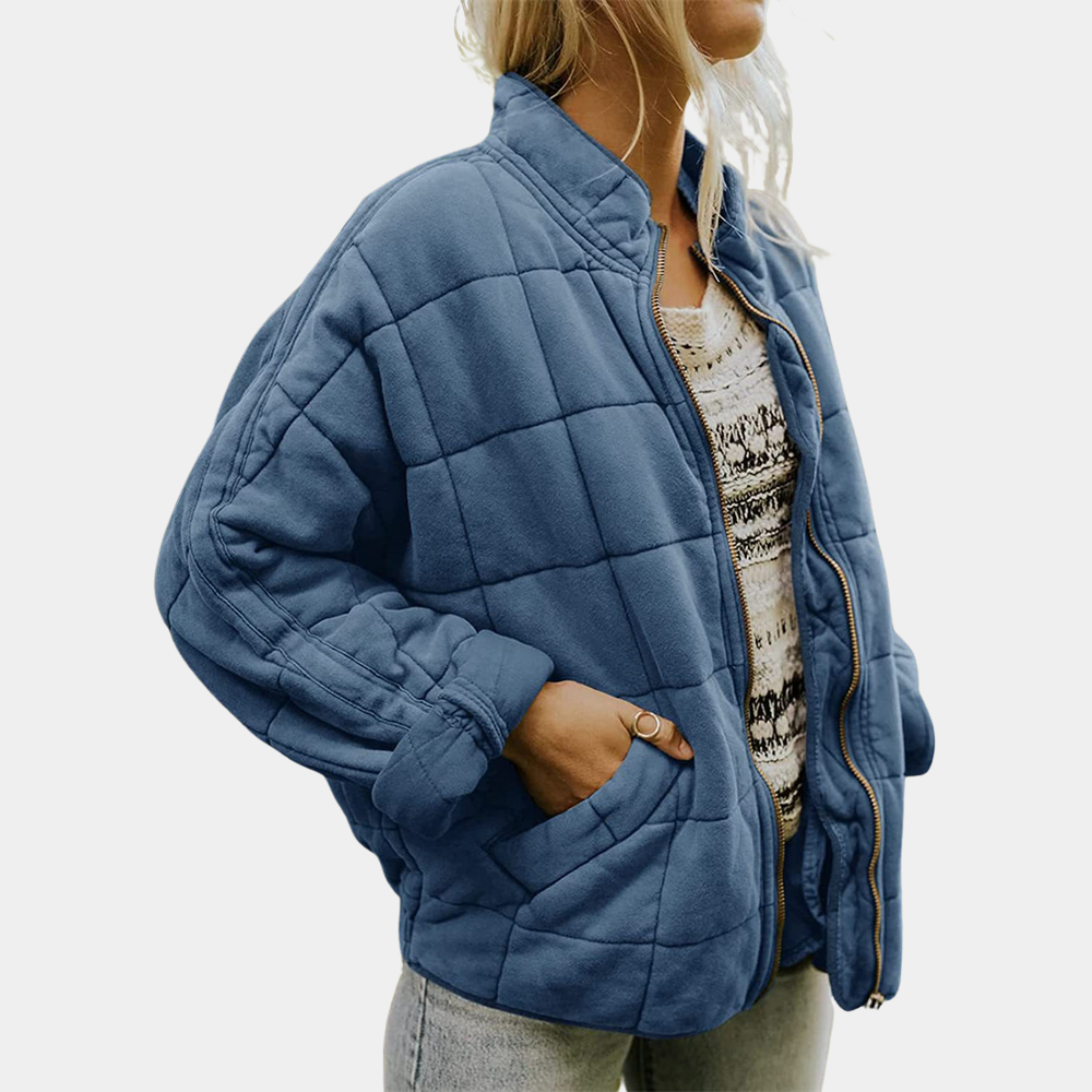 Vilma Stockholm™ | Oversize Quiltad Mellansäsongsjacka