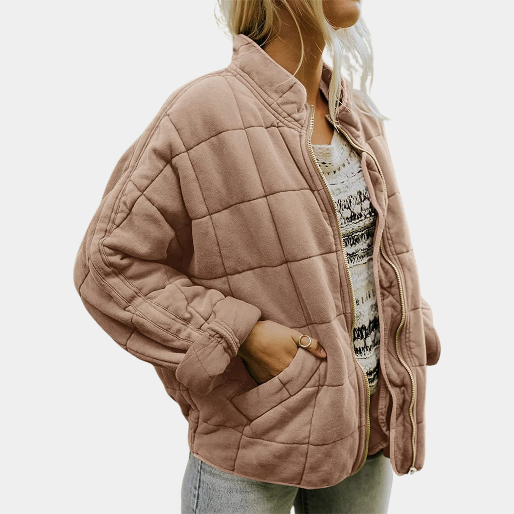 Vilma Stockholm™ | Oversize Quiltad Mellansäsongsjacka