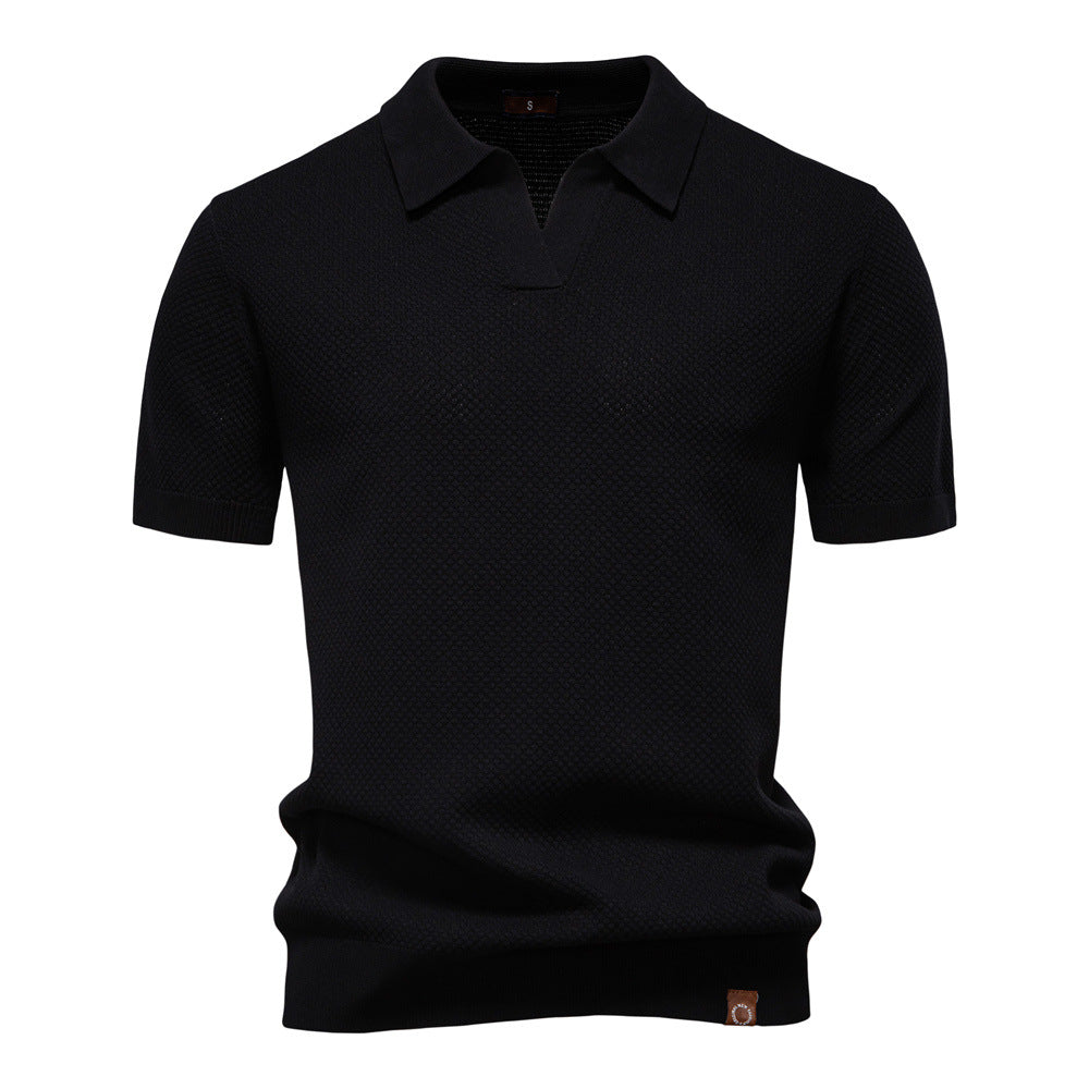 Vilma Stockholm™ | Elegant Kortärmad Pikétröja