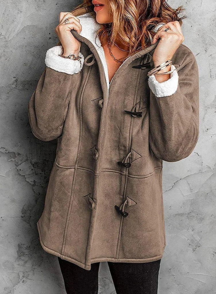 Vilma Stockholm™ | Vadderad Kappjacka med Huva