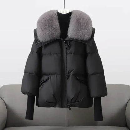 Vilma Stockholm™ | Vinterjacka med pälskrage