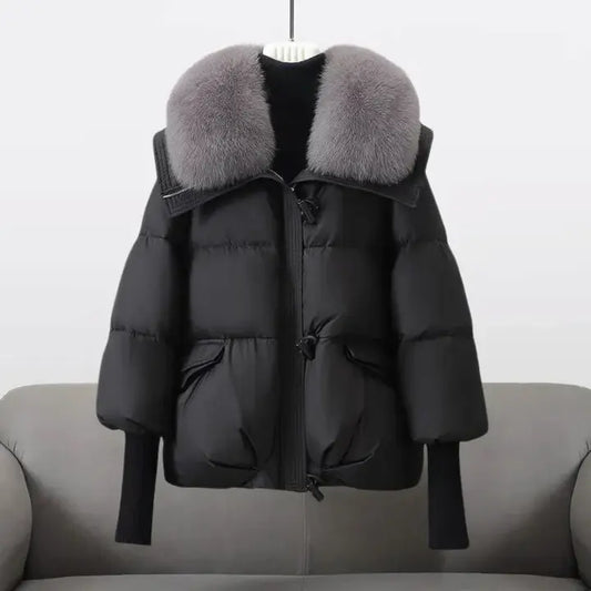 Vilma Stockholm™ | Vinterjacka med pälskrage