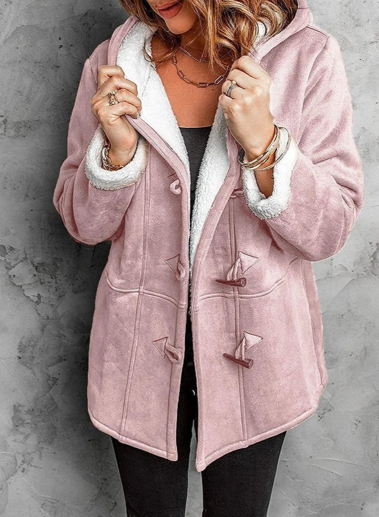 Vilma Stockholm™ | Vadderad Kappjacka med Huva