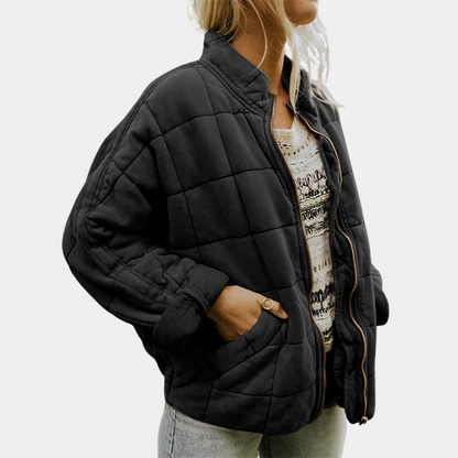 Vilma Stockholm™ | Oversize Quiltad Mellansäsongsjacka