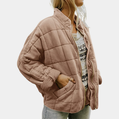 Vilma Stockholm™ | Oversize Quiltad Mellansäsongsjacka