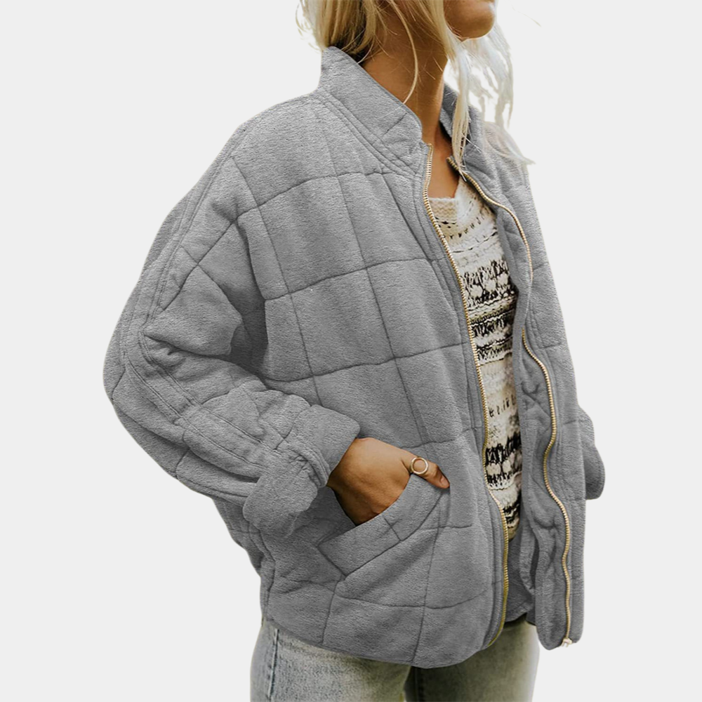 Vilma Stockholm™ | Oversize Quiltad Mellansäsongsjacka
