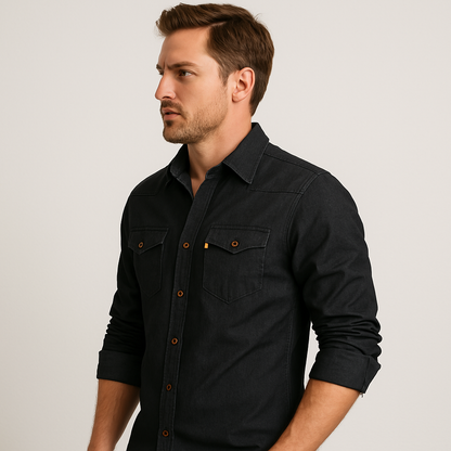 Vilma Stockholm™ | Slim Fit Denimskjorta