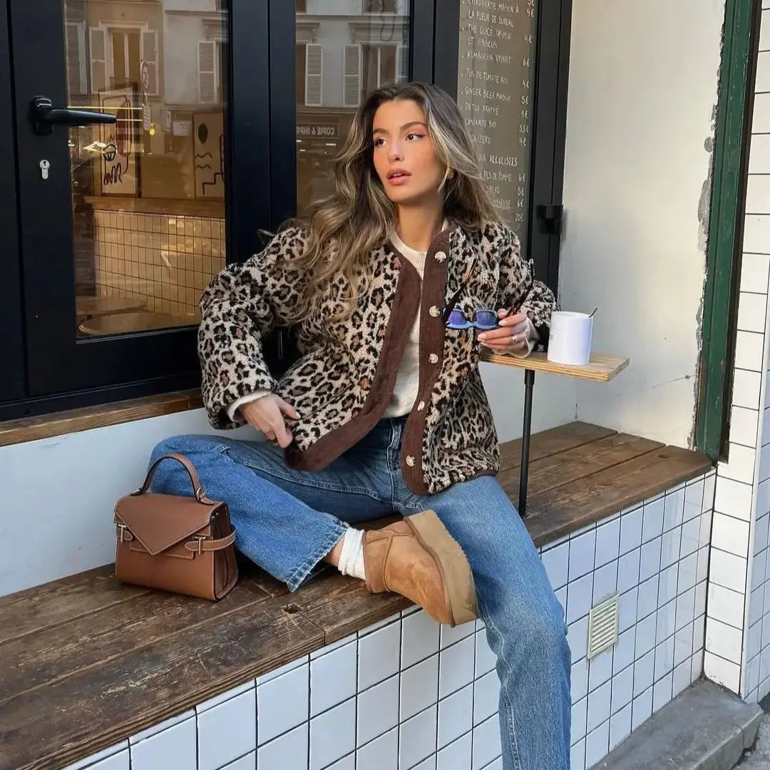 Vilma Stockholm™ | Elegant leopardkofta