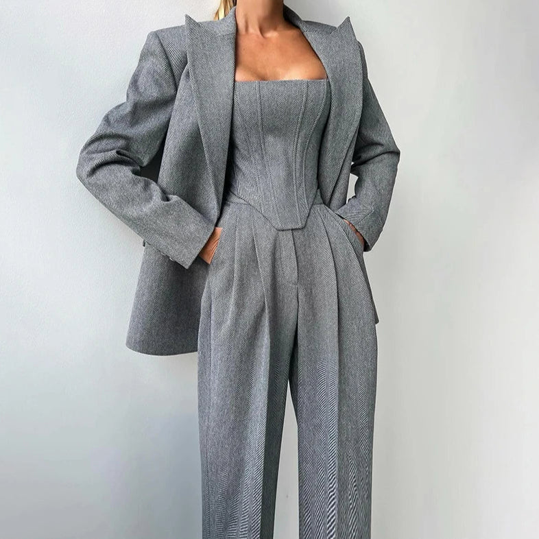 Vilma Stockholm™ | Elegantes 3-Deliges Ensemble