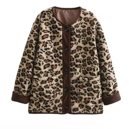 Vilma Stockholm™ | Elegant leopardkofta