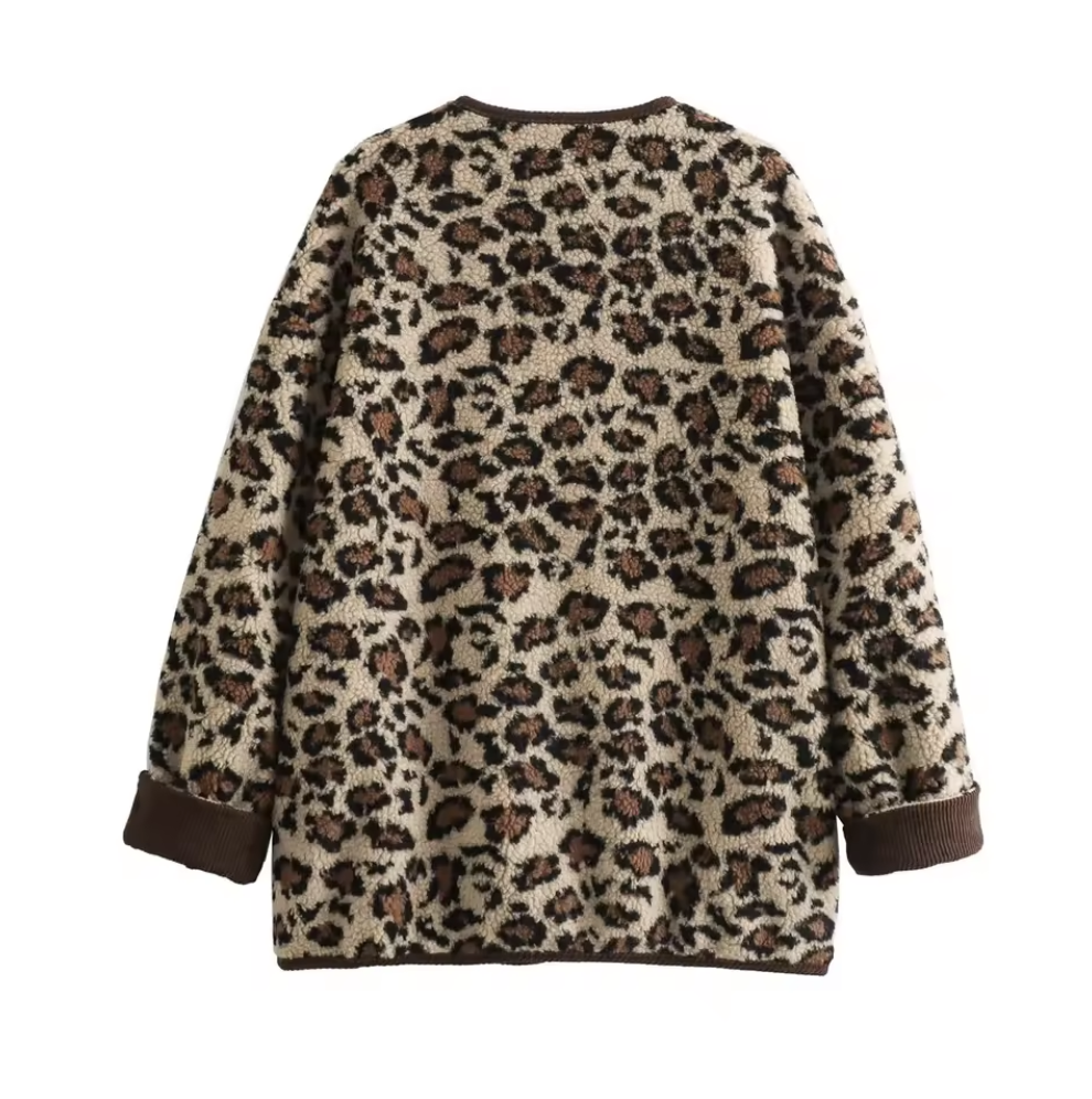 Vilma Stockholm™ | Elegant leopardkofta