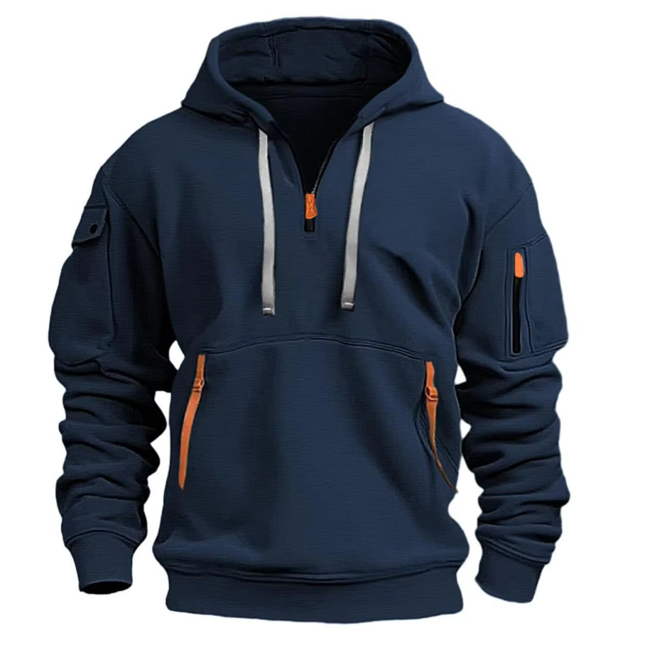 Vilma Stockholm™ | Herrhoodie med Klassisk Komfort
