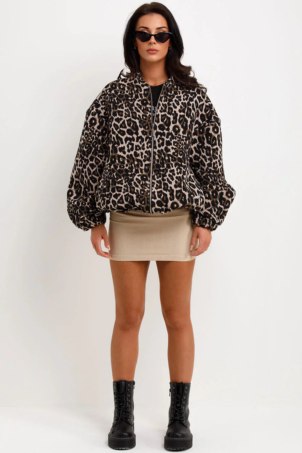 Vilma Stockholm™ | Leopard bomberjacka