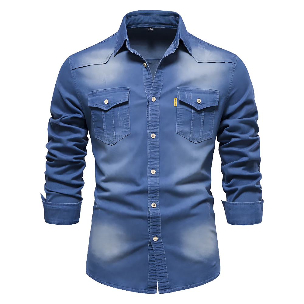 Vilma Stockholm™ | Slim Fit Denimskjorta