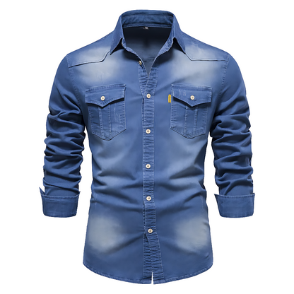 Vilma Stockholm™ | Slim Fit Denimskjorta